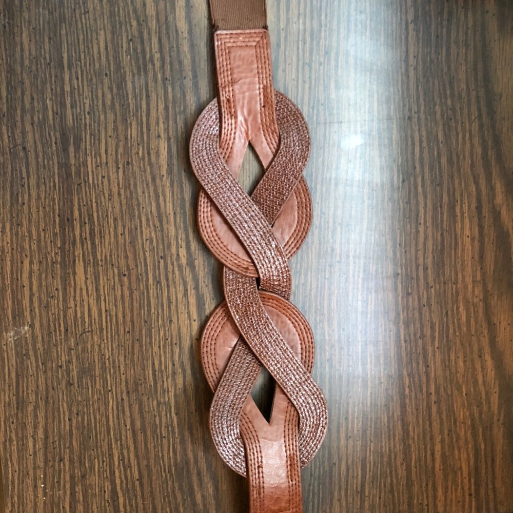 Brown Clasp Accent Belt